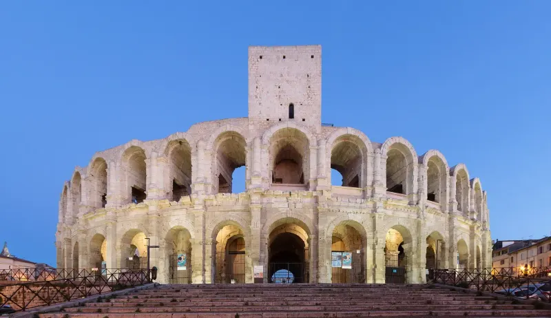 The Roman amphitheatre in Arles