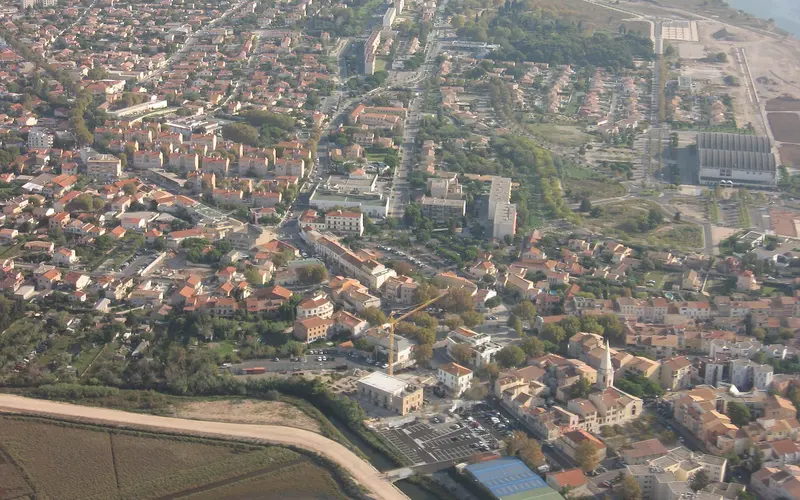 Vue de Berre-l'Étang (Bouches-du-Rhône)