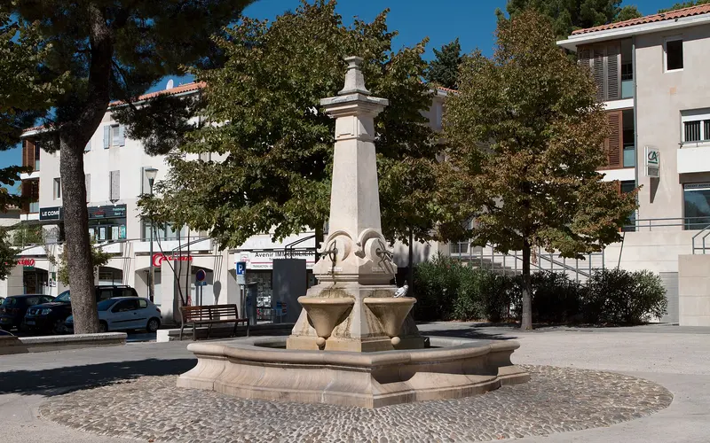 Vue de Bouc-Bel-Air (Bouches-du-Rhône)