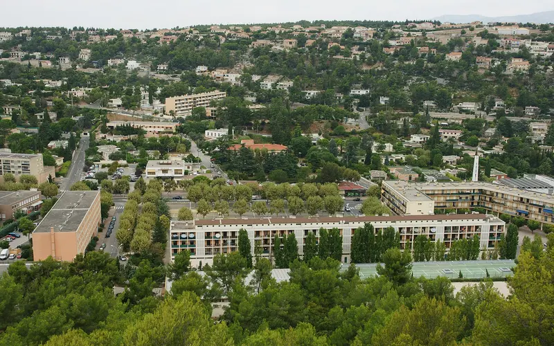 Vue de Carnoux-en-Provence (Bouches-du-Rhône)