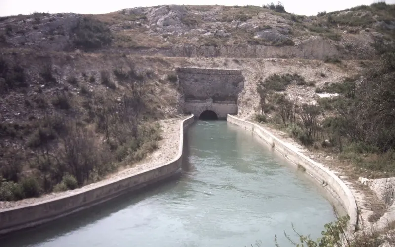 Le canal de Marseille à Coudoux
