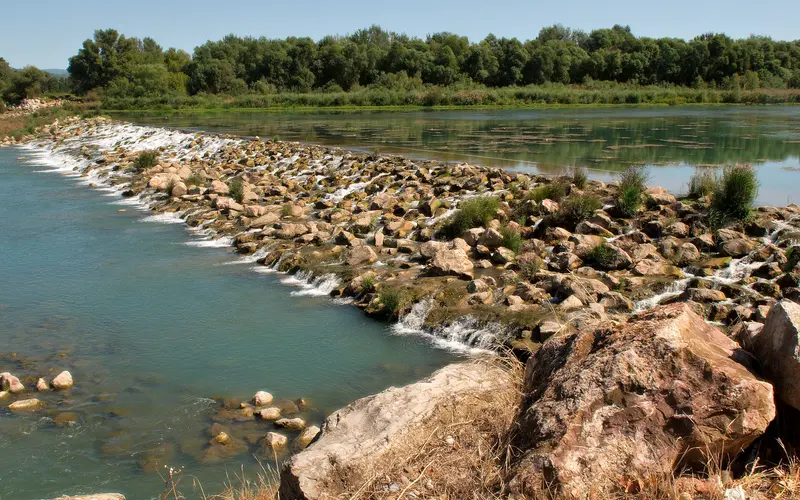 La Durance près de Pertuis (Vaucluse)