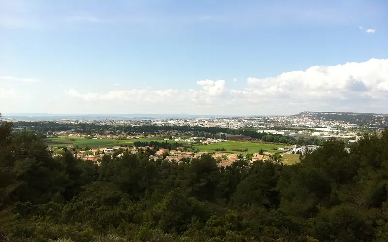 Vue de Saint-Victoret (Bouches-du-Rhône)